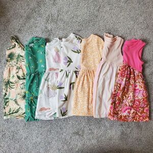Infant Toddler Girl 18m Dresses 7 Piece Spring Summer Clothing Bundle